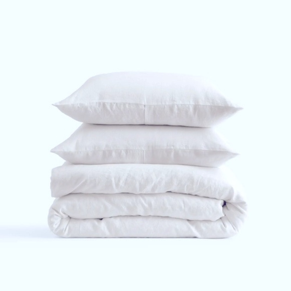Quince European Linen Duvet Cover Set Queen